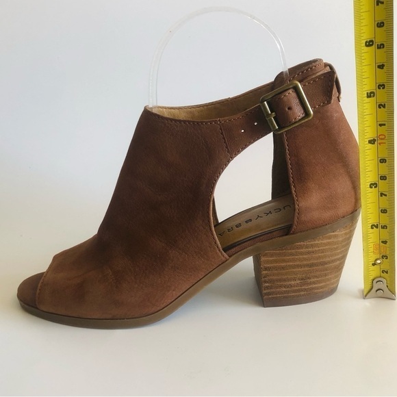 Lucky Brand Barimo Open Toe Booties - Picture 16 of 16